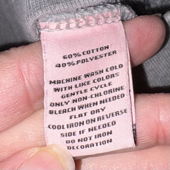 JUICY COUTURE Long-Sleeve Vintage Y2k Dog Rhinestones Crew Neck Size L - Picture 6 of 7